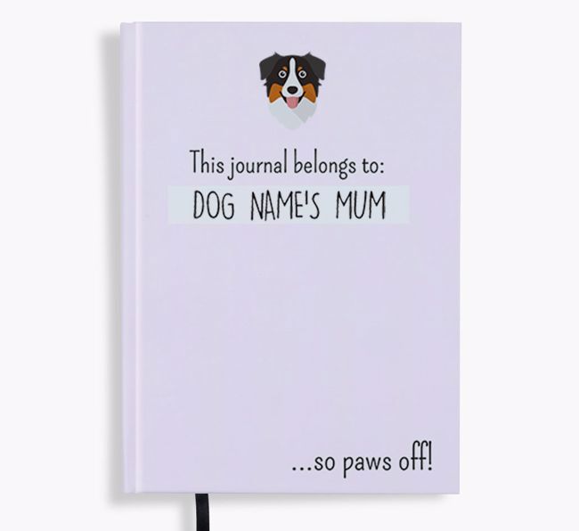 This Journal Belongs to: Personalised {breedShortName} Notebook